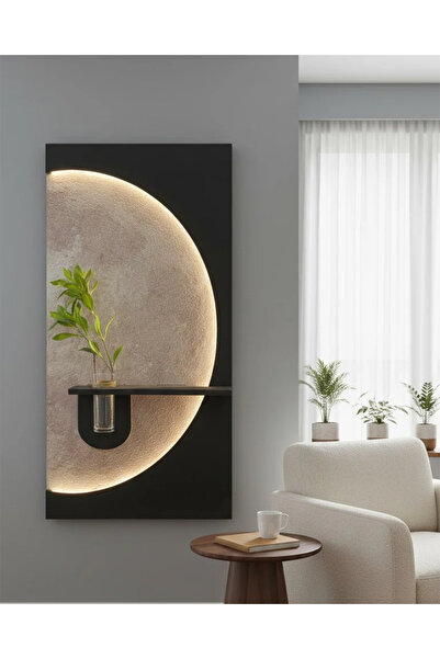 TAKIFİX Pilli LED’li İskandinav Tarzı Dekoratif Duvar Tablosu 40x70 cm
