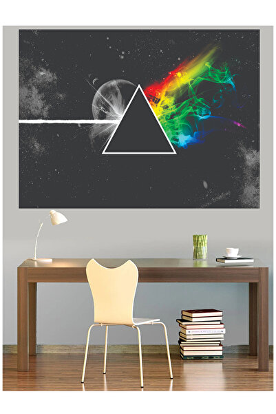 Mushen Studio Pink Floyd Dark Side of the Moon Prism Canvas Print Wall Decor ...