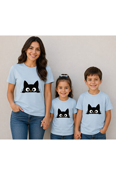 VODEXA Tricou combinat pentru mamă și copil, supradimensionat, tricou twin, 1...