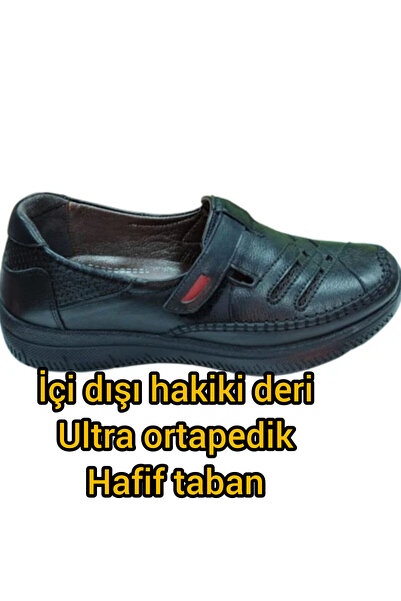 ZEYA DERİ Ultra ortapedik, hafif taban, içi dışı hakiki deri