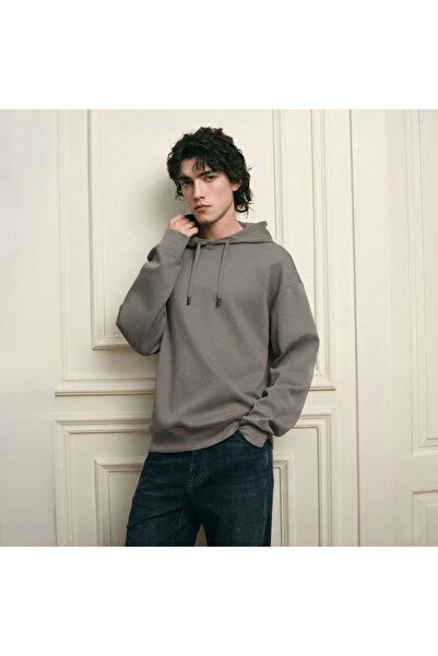 Giordano Men’s Regular Fit Lyocell Cotton Hoodie