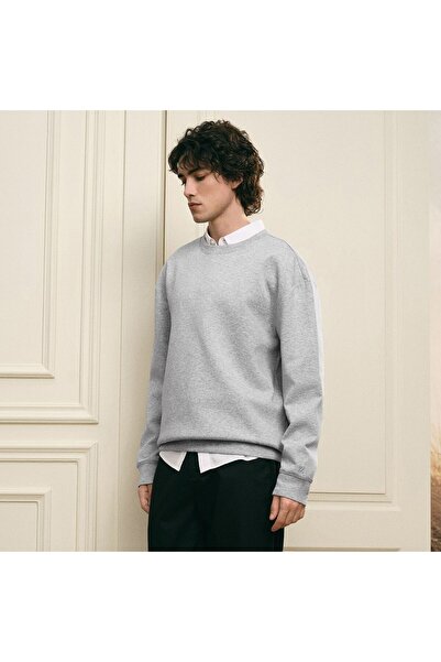 Giordano Men’s Regular Fit Lyocell Cotton Sweatshirt