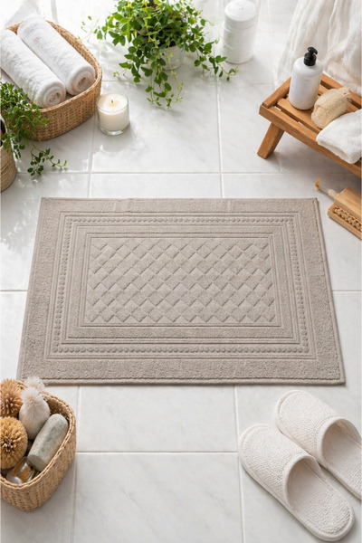 Bikaya Home Πετσέτα ποδιών πολυτελείας με σχέδιο πυραμίδας |   50x70 εκ. |   ...