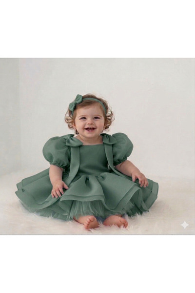 Mirace Styl Βραδινό φόρεμα για κοριτσάκι με λεπτομέρεια από μπαλόνια και μανί...