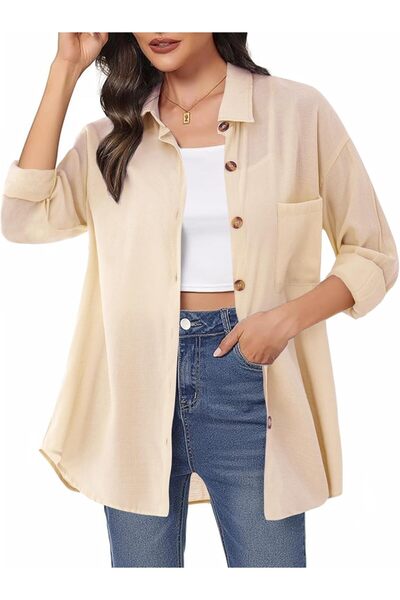 Other Irevial Elegant Long Sleeve Women's Shirt