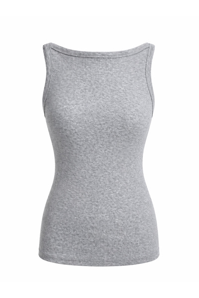 LAULEİ Tricou slim fit din bumbac cu nervuri