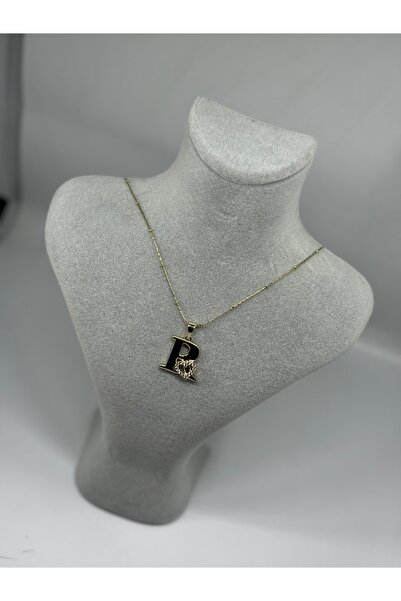 XUPİNGG 14 K gold renk xuping R harf kolye 45 cm