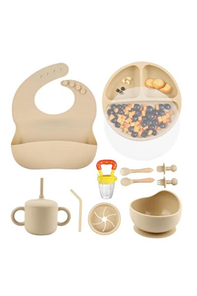SHGMEET Σετ Ποικιλομορφίας για Μωρά με Μπολ με Βεντούζα, Πιάτα και Κουτάλια -...