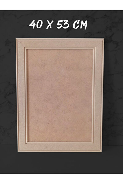 Ahşap Ham Mdf, Boyanabilir, Dekoratif A2 Pano, Tablo, 40x53 cm