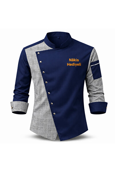 Mekaizen Chef Ceketi – Aşçı Üniforması, Aşçı Gömleği Aşçı Forması Asimetrik T...