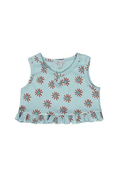 PETIT-ATELlER Frilled Ribbed Top Allover Suns High-Quality Fun Kids Everyday ...
