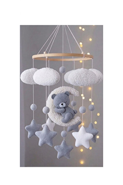 TREND METFİQ DECORATİON MÜZİK TRENDMETFIQ Premium El Yapımı Keçe Bebek Dönenc...