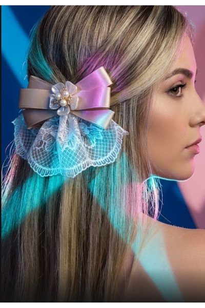 LO ADORO ΛΕΟΠΑΡ Αξεσουάρ Μαλλιών με Λεπτομέρεια Λουλουδιών από Γκουπέρ, Κορδέ...