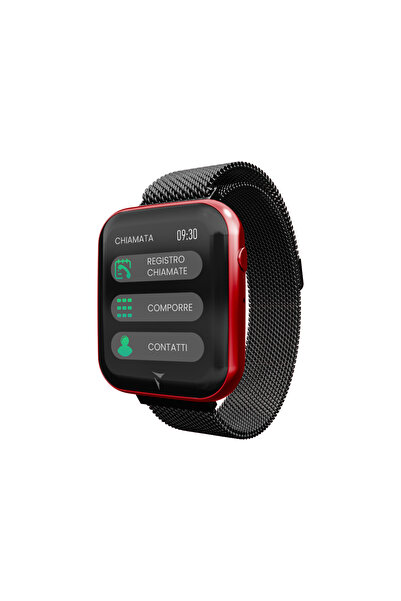 Techmade Έξυπνο ρολόι Talk red, κλήσεις Bluetooth, οθόνη 1.69”