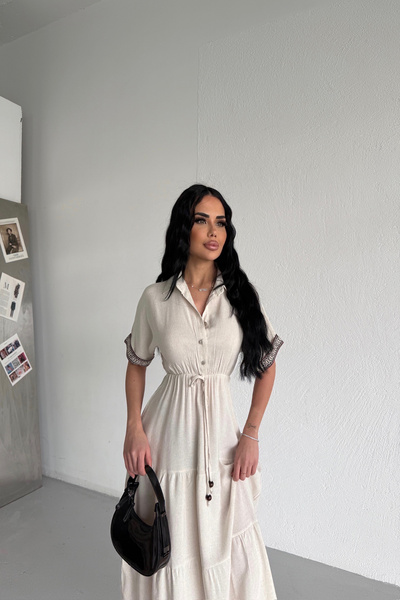 LİLA İSTANBUL ΦΟΡΕΜΑ ΜΕ ΓΙΑΚΑ ΠΟΥΚΑΜΙΣΟ ΚΑΙ ΔΕΣΙΜΑΤΟ ΣΤΗ ΜΕΣΗ