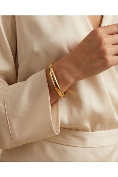 B&T Bujiteri GOLD RENK MODERN TASARIM TREND KADIN BİLEKLİK