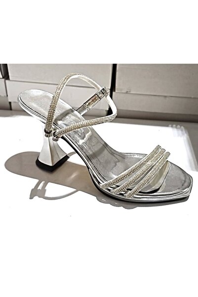 Felisya Butik Βραδινά παπούτσια φόρεμα με τακούνι και πλατφόρμα, με 3 σειρές ...