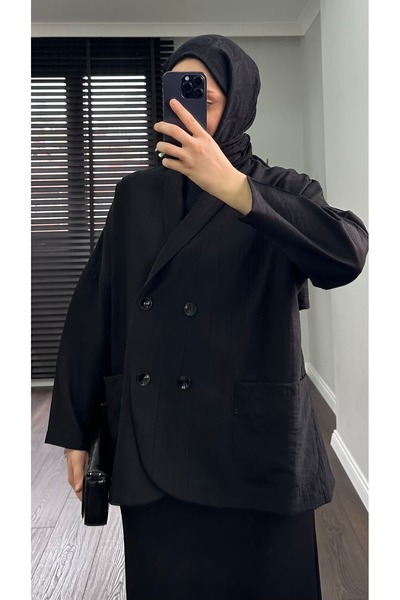 NOVEN Double-Breasted collar jacket
