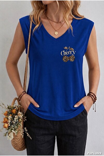 FUFLUNS ΓΥΝΑΙΚΕΙΟ ΑΜΑΝΙΚΟ ΜΠΛΟΥΖΑΚΙ ΜΕ ΣΤΑΜΠΑ ΜΙΝΙ ΛΕΟΠΑΡ ΚΕΡΑΣΙΑ