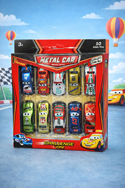 Toyzitoys 10'lu Karışık Mini Arabalar Seti