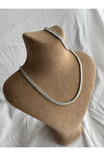 XUPING JEWELRY NK BİJUTERİ Zirkon Taşlı Su Yolu Kararma Yapmaz Kolye 42 cm Bi...