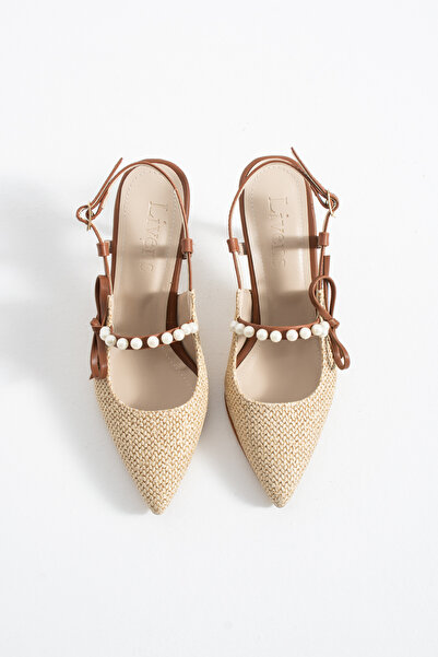 MUFUMA Pearl Detailed Women's Heeled Shoes 00266
