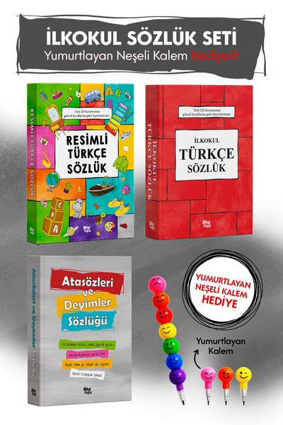 Parodi Yayınları İlkokul Sözlük Seti - Resimli Türkçe Sözlük - Atasözleri ve ...