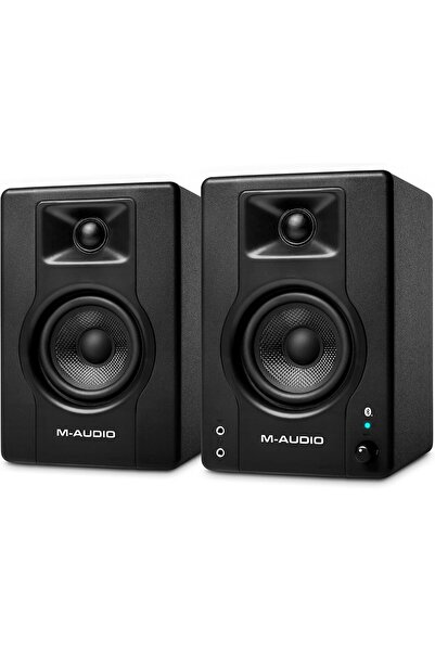 M-AUDIO BX3BT - 3.5 İnch DJ Stüdyo Monitörleri ve Bilgisayar Hoparlörleri, Bl...