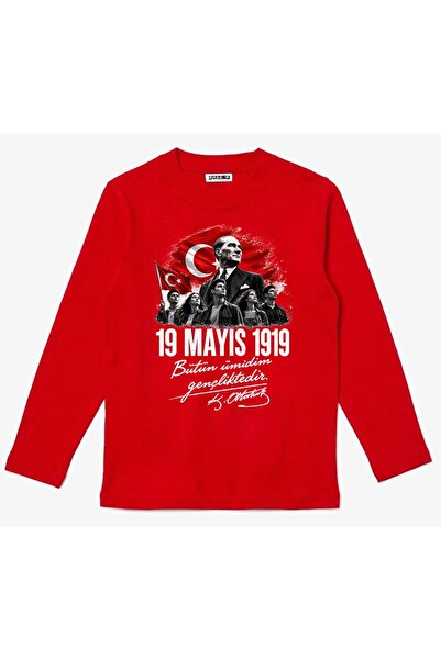 Efendioğlu Design Μακρυμάνικο Ολόκληρη η ελπίδα μου είναι στη νεολαία Ατατούρ...