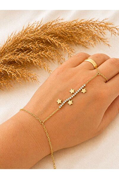 stainless steell Star Figured Zircon Stone Steel Shahmeran