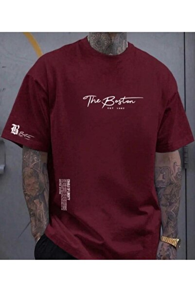 COHERENT Unisex Ανδρικά/Γυναικεία BOSTON Προσαρμοσμένα εμπριμέ βαμβακερά μπλο...