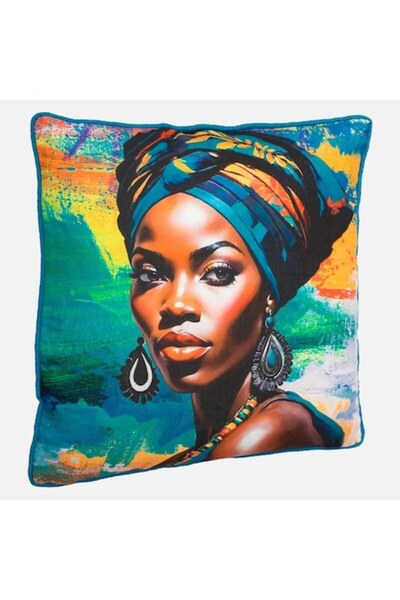 OEM Pernă decorativă cu model african 45x45cm
