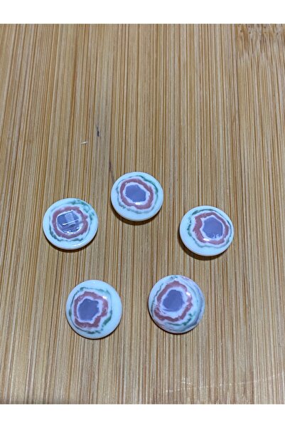 Lorin hobi Wavy Pearl Baby Button 10 mm 10 Pieces Colorful