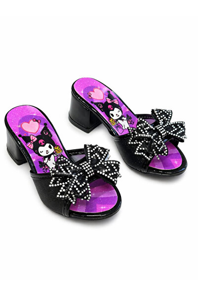 sanya kids Girl's Sparkling Bowknot Stylish Design Evening Dress Shiny Slippers