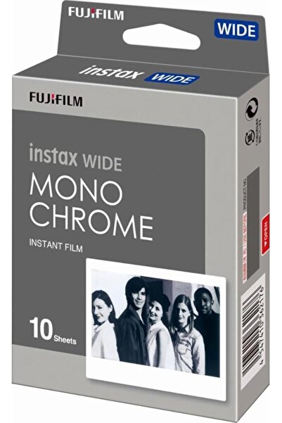 Instax فيلم فوجي فيلم واسع النطاق أحادي اللون (10 ورقات)