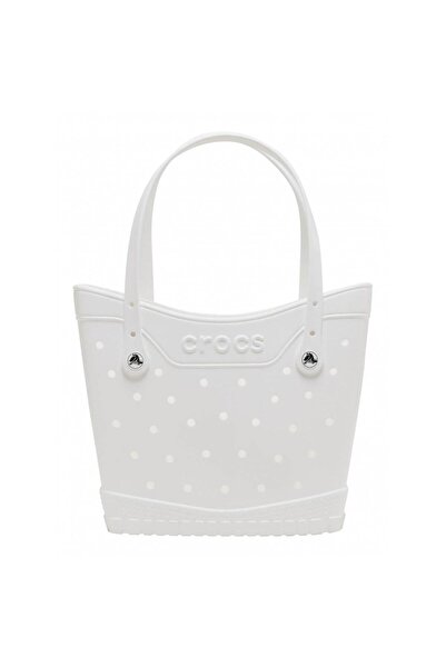 Crocs Κλασική Γυναικεία Τσάντα Tote Μεσαίου Μεγέθους - Λευκή