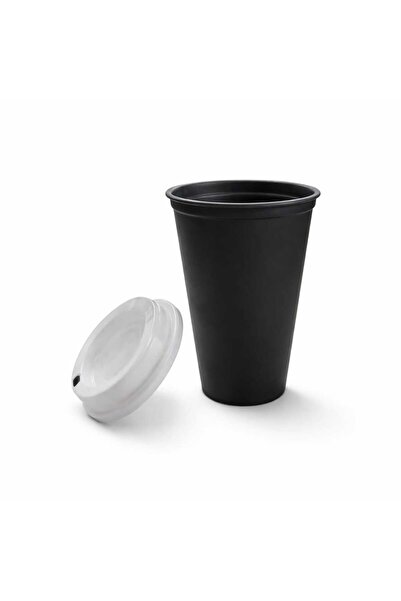 GENERAL Κούπα καφέ για ζεστά ροφήματα με καπάκι, επαναχρησιμοποιούμενη, από σ...