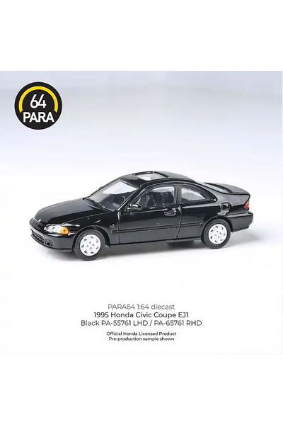 para64 1995 Honda Civic Coupe EJ1 Black Rhd PA-65761