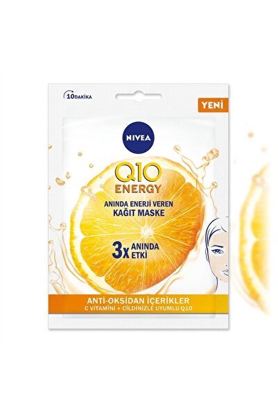 NIVEA Q10 Energy Kağıt Maske 1 Adet