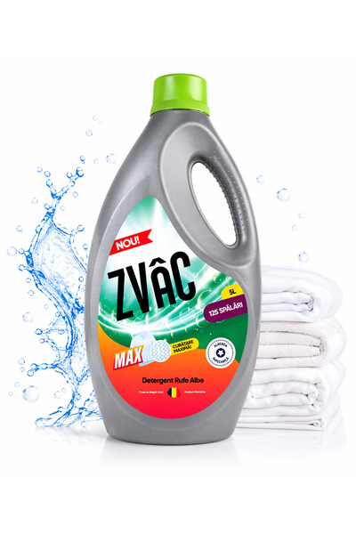 OEM Zvac υγρό απορρυπαντικό για λευκά ρούχα 5L, προστασία υφασμάτων, 125 πλύσεις