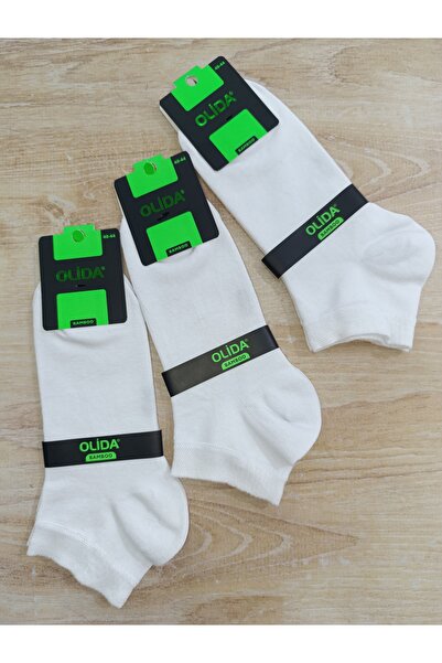 olida Men's Booties Socks Summer Bambo Luxury 3 Pairs