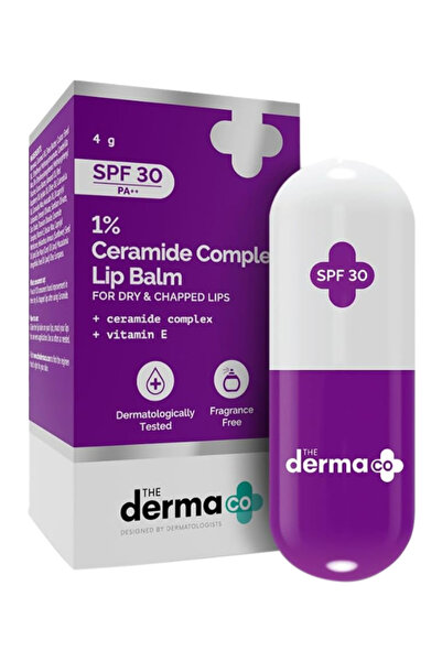 The Derma Co بلسم شفاه بالسيراميد مع عامل حماية من الشمس SPF 30 PA++ 4 جرام -...