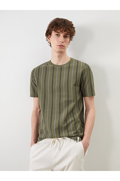 LC Waikiki Ανδρικό T-shirt με στρογγυλή λαιμόκοψη και στάμπα