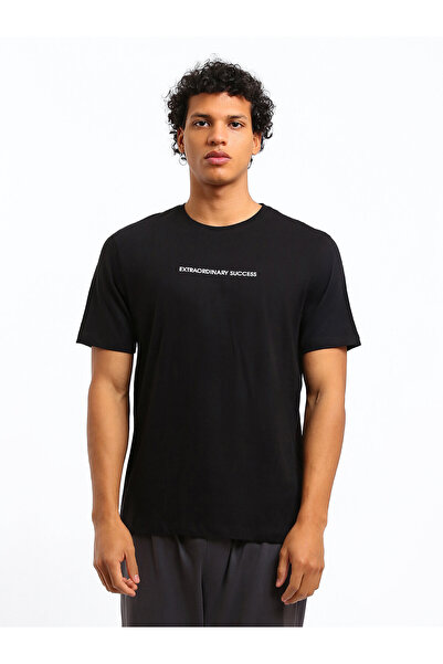 LC Waikiki Ανδρικό T-shirt με στρογγυλή λαιμόκοψη και στάμπα