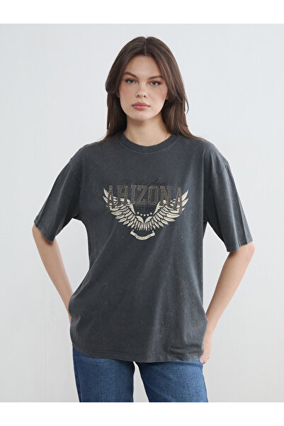 LC Waikiki Arizona Printed Oversize Women's T-Shirt