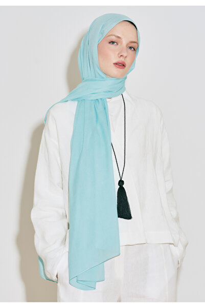 Freshscarfs Σάλι από βισκόζη σε χρώμα Ice Blue Rami