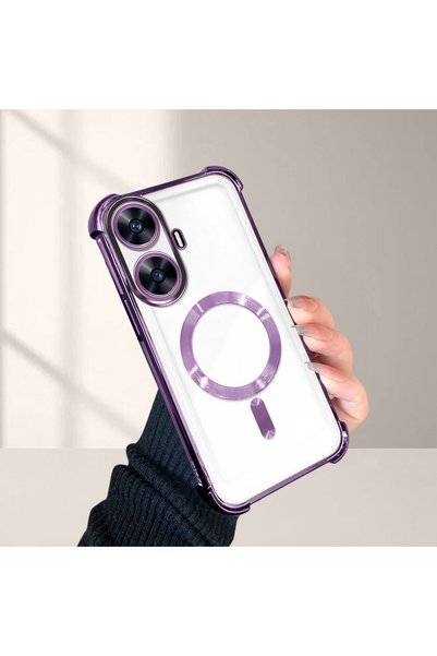 CASEVIBE Realme C55 Uyumlu Sade şık darbeye dayanıklı ve uzun ömürlü telefon ...