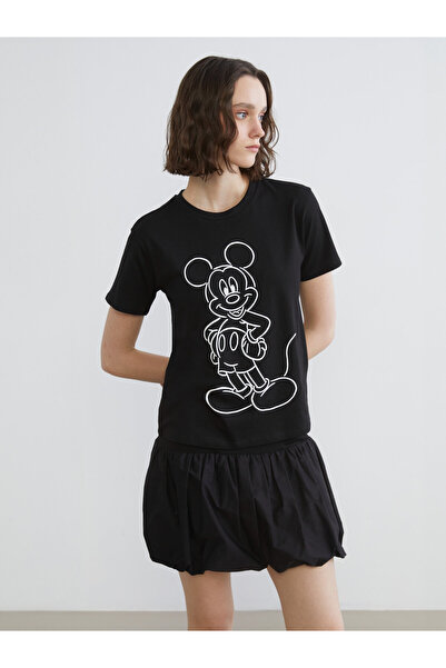LC Waikiki Tricou de damă cu imprimeu Mickey Mouse