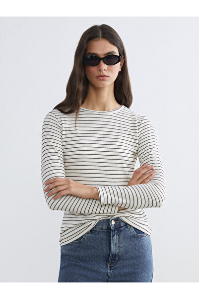 LC Waikiki Crew Neck Striped Women's Body