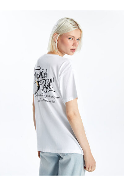 LC Waikiki Crew Neck Tinker Bell Printed Women's T-Shirt